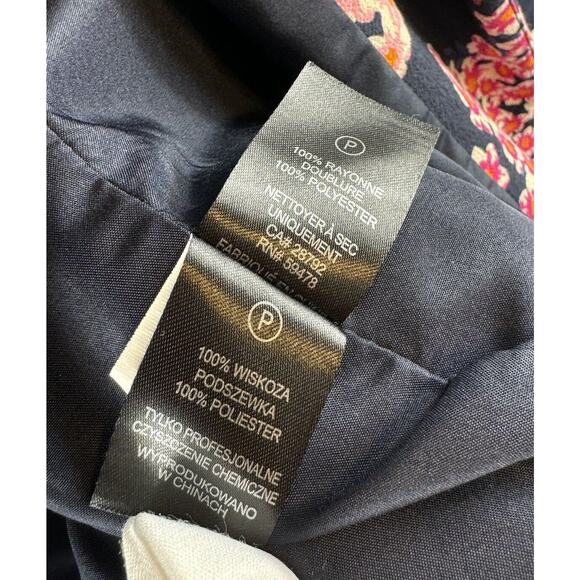 Cynthia Rowley Floral Blazer, Blue Multi, Sz: M, 70-03 - Picture 8 of 15